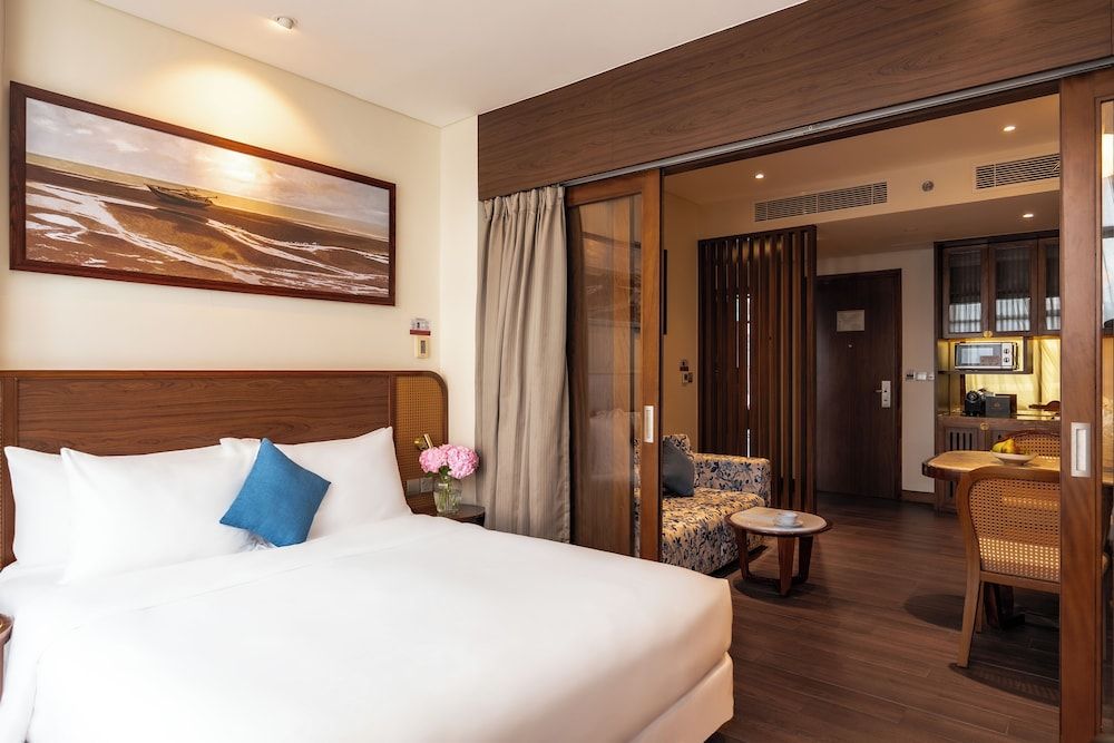 Executive Room, 2 Queen Beds, Non Smoking, Sea View (Living Room)