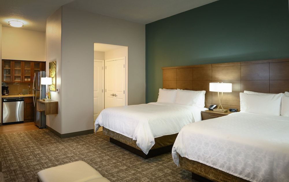 Suite, 2 Queen Beds, Accessible, Kitchen (Roll-In Shower)