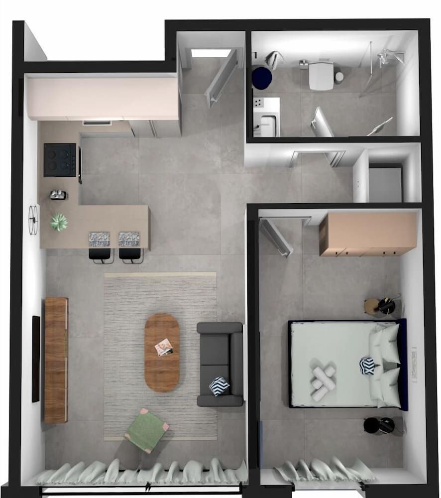Room layout blue print