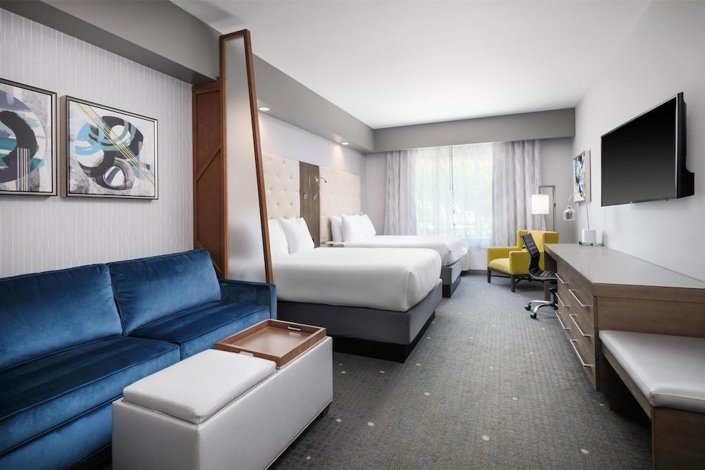 Standard Room, 2 Queen Beds, Non Smoking, Refrigerator & Microwave (Shower Only;with Sofabed)