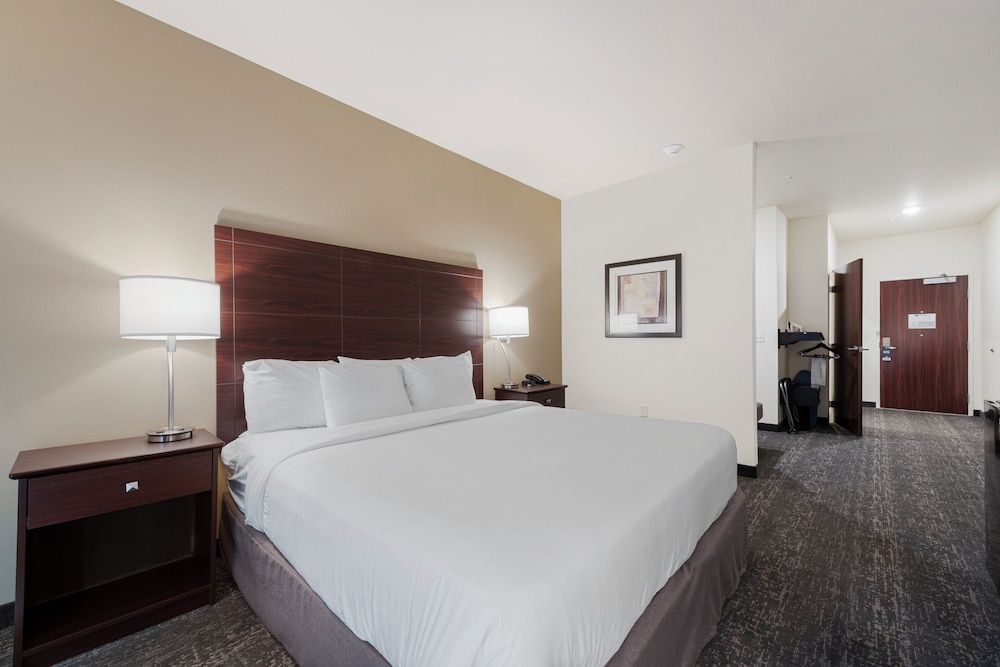 Cobblestone Hotel & Suites - Urbana Studio, 1 King Bed with Sofa Bed, Non Smoking (with Audible/Visual Alert)