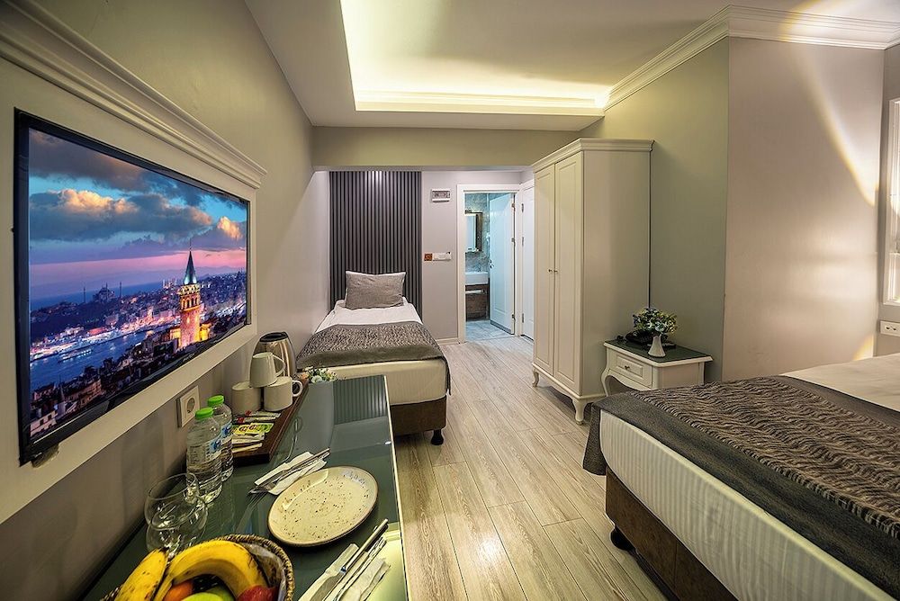 Economy Triple Room, Courtyard View