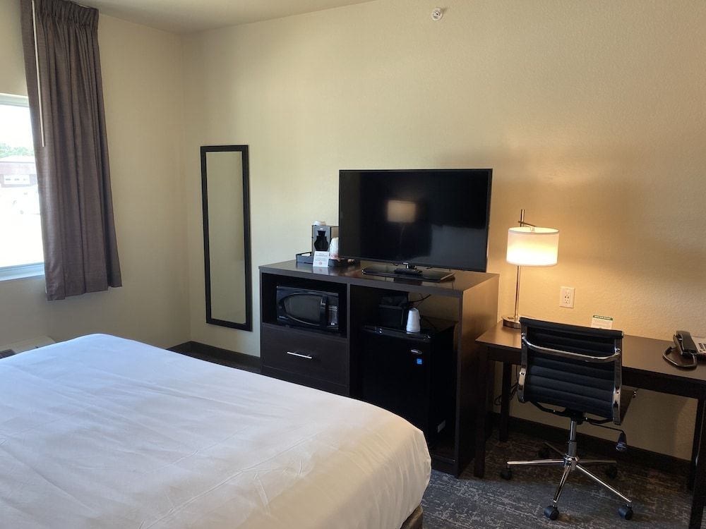 Cobblestone Inn & Suites - Forest City Single King Guestroom, Accessible Shower, Non-Smoking 2