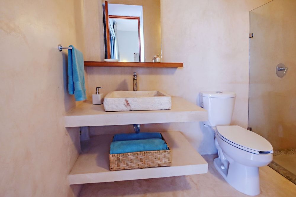 Casa Astral Eco Luxury Holbox Island - Sunset and Ocean View with Rooftop Pool (steps from the beach) Standard Apartment, 2 Bedrooms, Kitchen 16