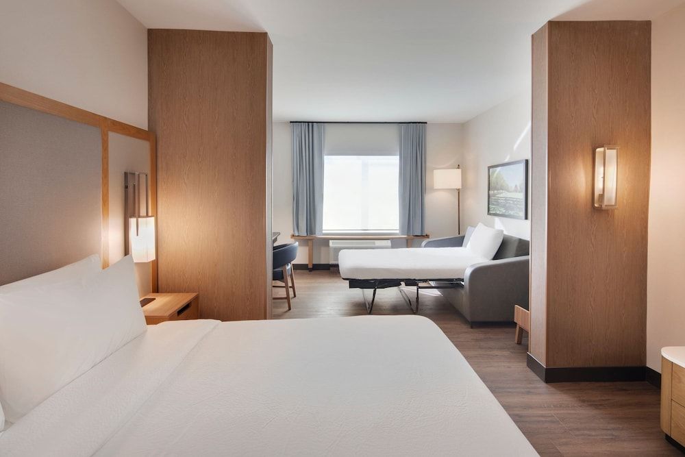 Suite, 1 King Bed with Sofa bed (Mobility/Hearing Access, Roll-In Shwr)