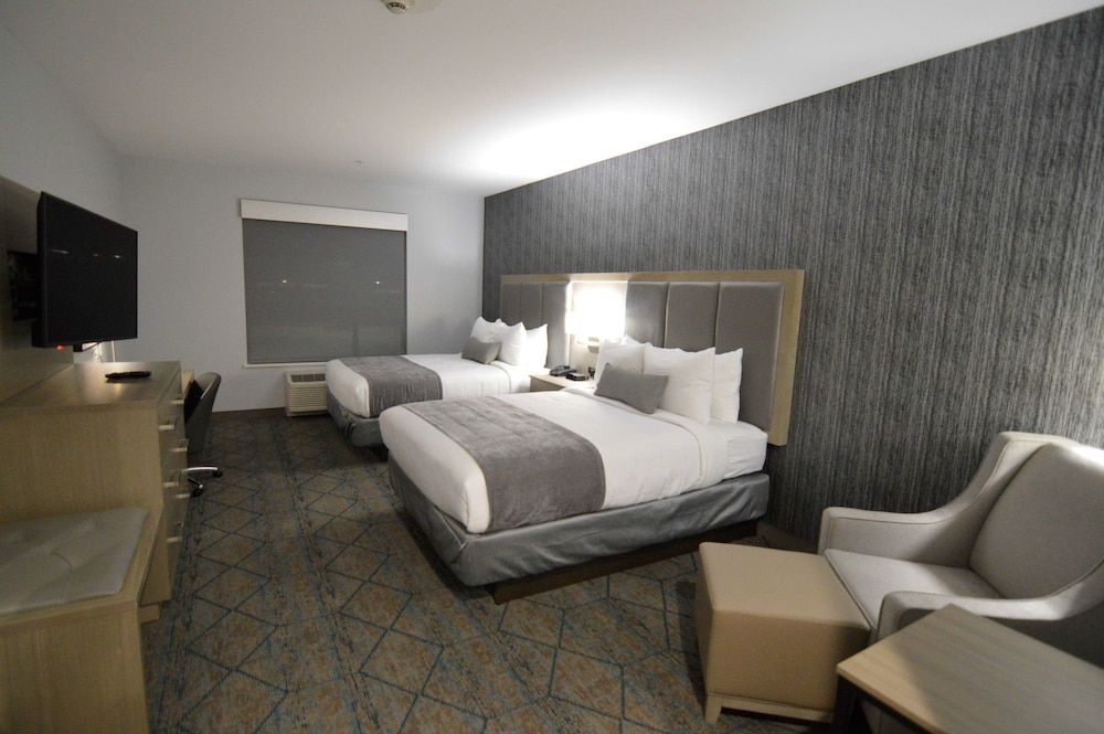 Standard Room, 2 Queen Beds, Non Smoking, Refrigerator & Microwave