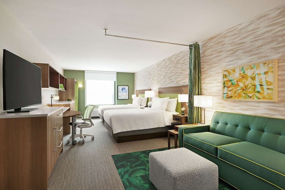 Studio, 2 Queen Beds, Accessible (Hearing)