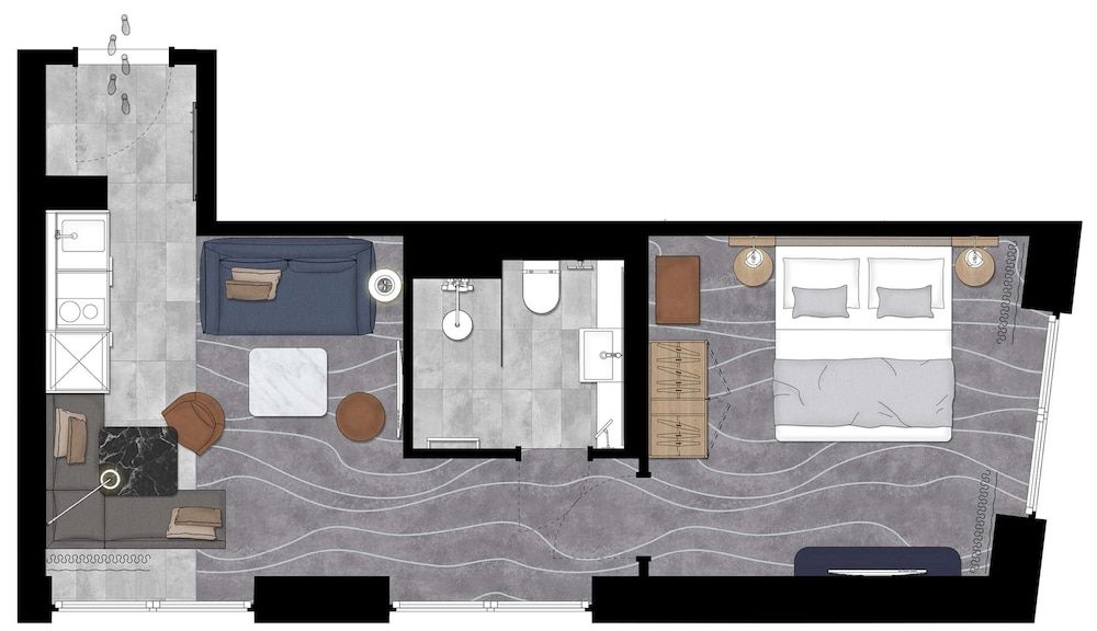 Adina Apartment Hotel Wiesbaden Apartment, 1 Bedroom (Sofabed) 4