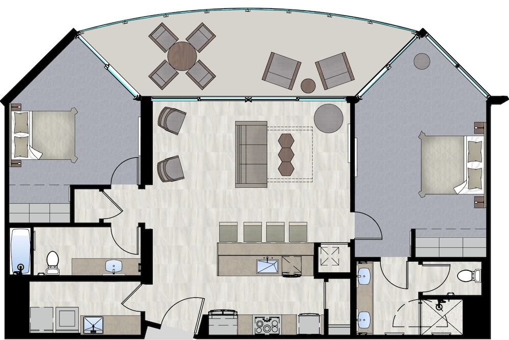 Max Beach Resort Room, 2 Bedrooms, Accessible, Ocean View 6