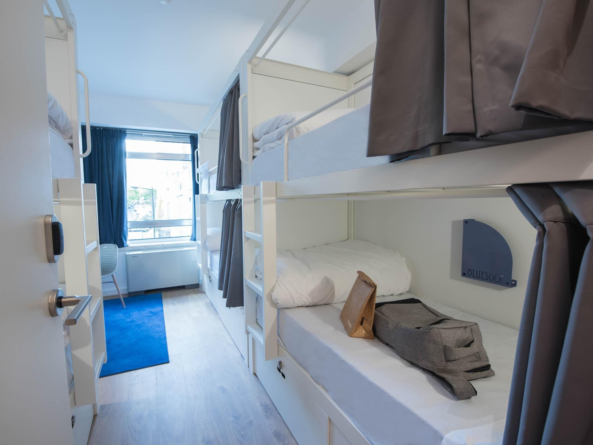 Bed in 6 Bed Dorm - Shared Bathroom