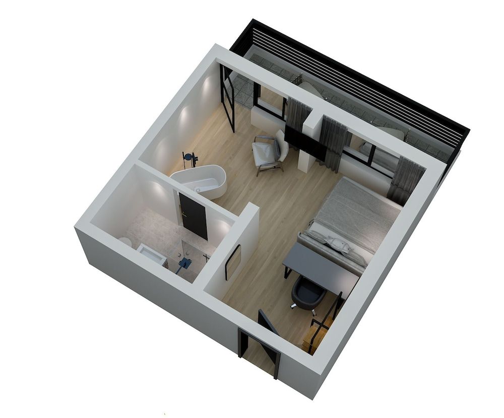 The Hearts Hotel Boutique und Event Resort Deluxe Double Room, Balcony 4