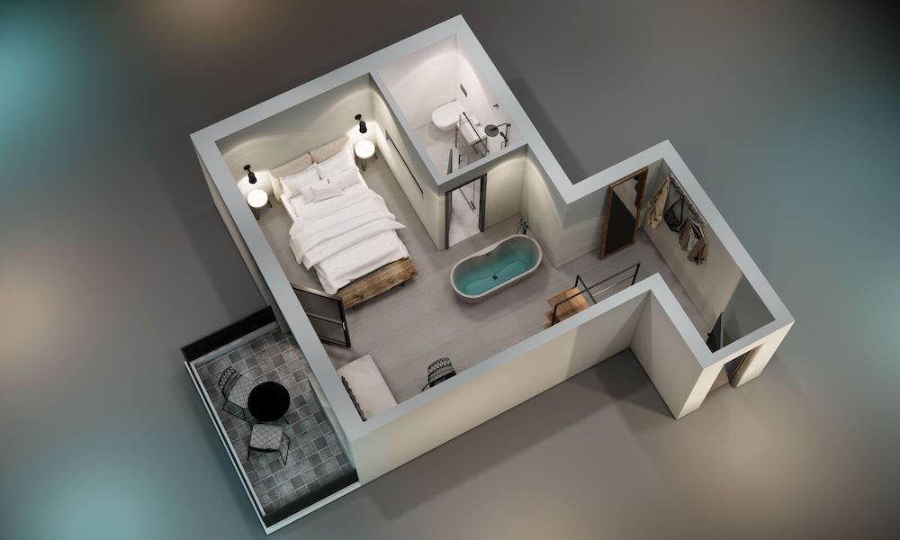 The Hearts Hotel Boutique und Event Resort Exclusive Double Room, Bathtub 3