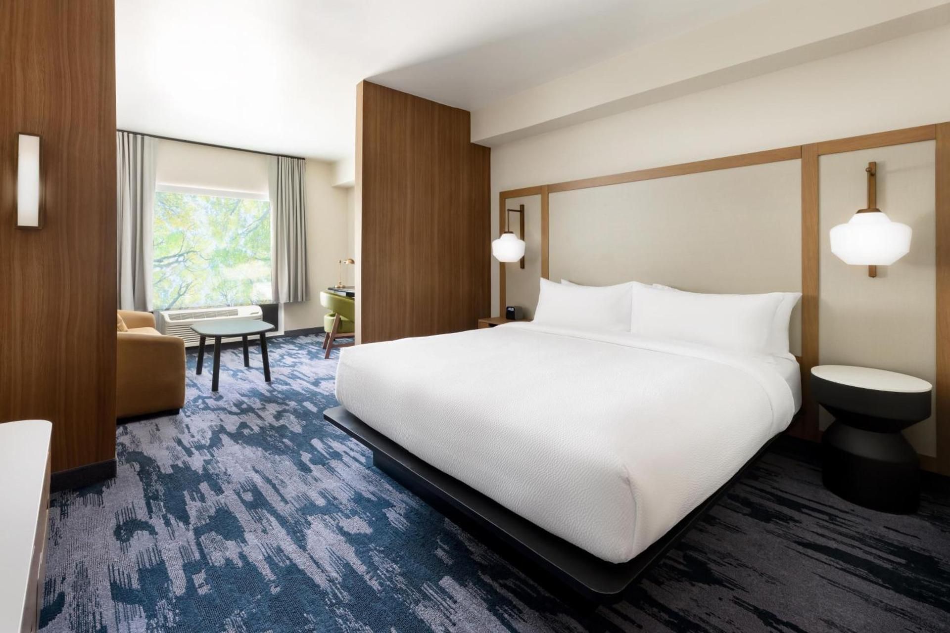 King Suite with Sofa Bed - Mobility/Hearing Accessible with Roll-In Shower