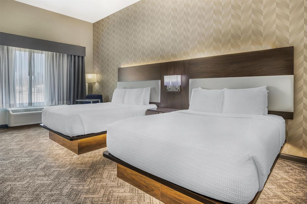 Standard Room, 2 Queen Beds, Non Smoking, Refrigerator & Microwave
