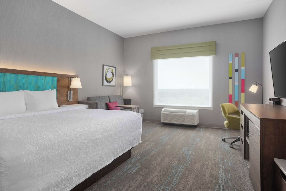 Hampton Inn by Hilton Kingston Room, 1 King Bed, Refrigerator & Microwave 2