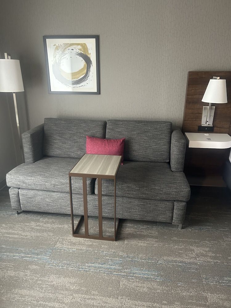 Hampton Inn by Hilton Kingston Room, 1 King Bed, Refrigerator & Microwave 11