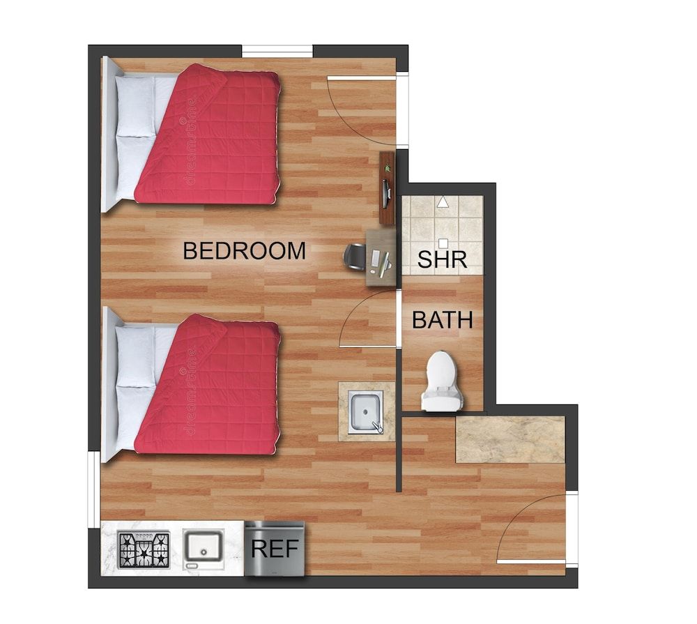 The Dorm Hotel Deluxe Quadruple Room 3