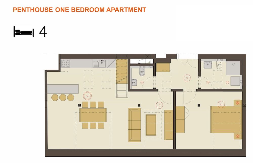 Room layout blue print