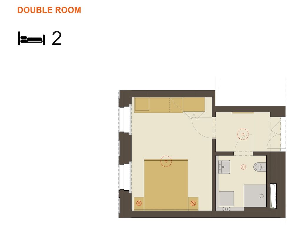 DownTown Suites Jugoslavska Double Room, 1 Queen Bed, Non Smoking, City View 5