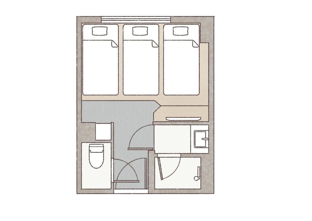 HOTEL AMANEK Kyoto Kawaramachi Gojo Standard Triple Room 9