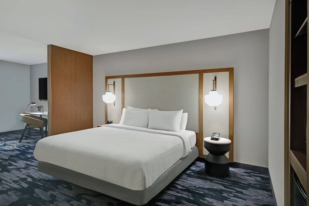 Suite, 1 King Bed with Sofa bed (Mobility Accessible, Roll-in Shower)