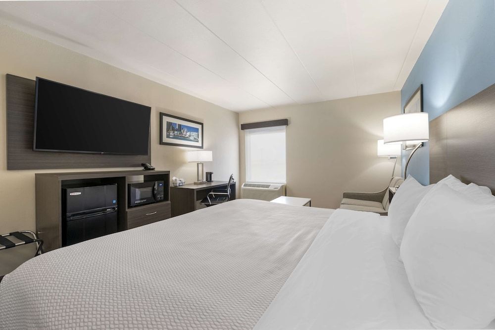 Standard Room, 1 King Bed, Non Smoking, Refrigerator & Microwave