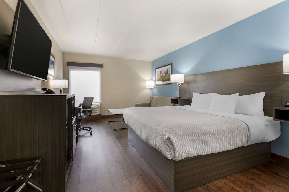 Standard Room, 1 King Bed, Accessible, Refrigerator & Microwave (Walk-in Shower)
