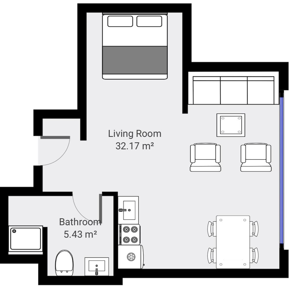 The Lakes apartments by Daniel&Jacob’s 1 bedroom swanky apartment 3