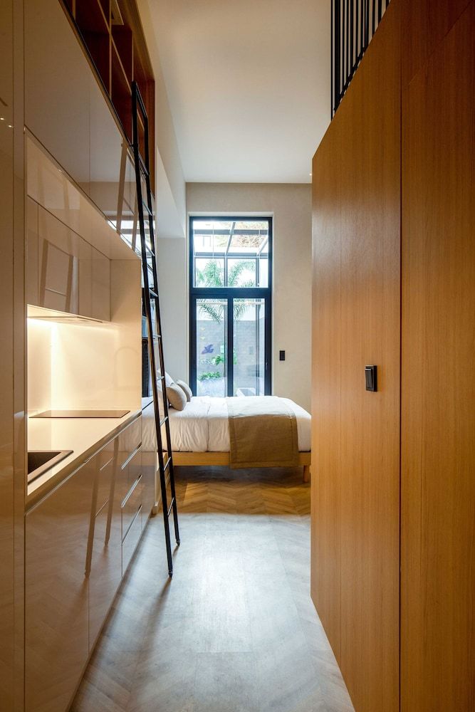 The Newel Psychiko Deluxe Loft with Private outdoor spa tub 6