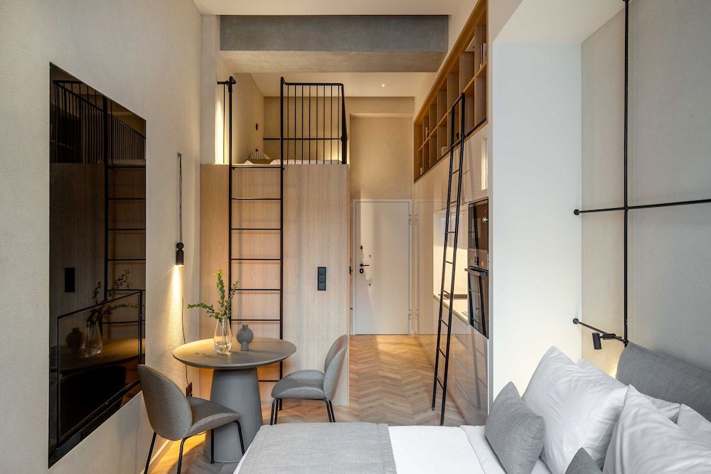 The Newel Psychiko Deluxe Loft with Private outdoor spa tub 7