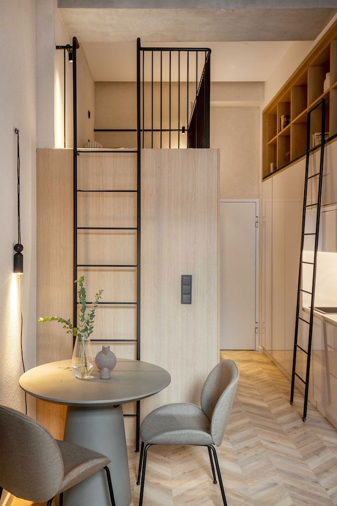 The Newel Psychiko Deluxe Loft with Private outdoor spa tub 10