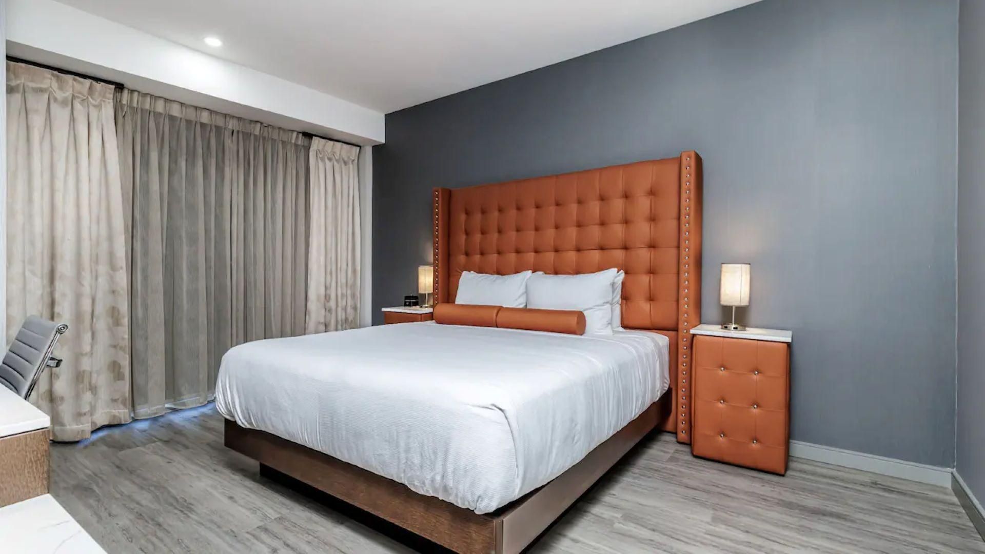 Accessible King Bed with Rollin Shower (Plus Sofa Bed)