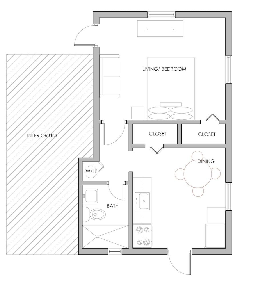 Room layout blue print