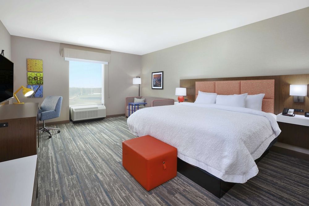 Room, 1 King Bed with Sofa bed, Accessible, Refrigerator & Microwave (Hearing)