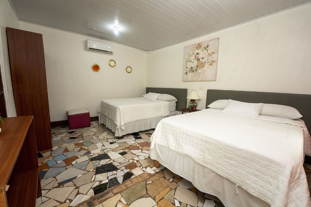 Comfort Quadruple Room, 2 Double Beds, Garden View (With AC)