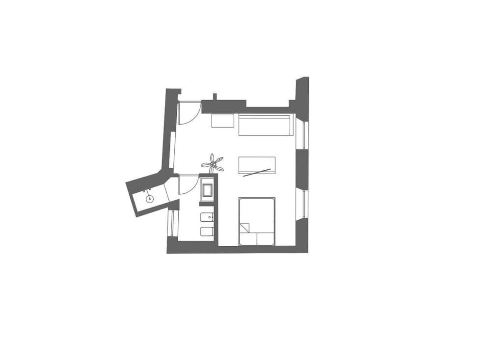 Room layout blue print