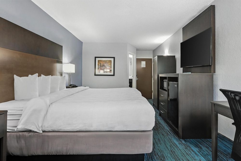 Standard Room, 1 King Bed, Accessible, Refrigerator & Microwave