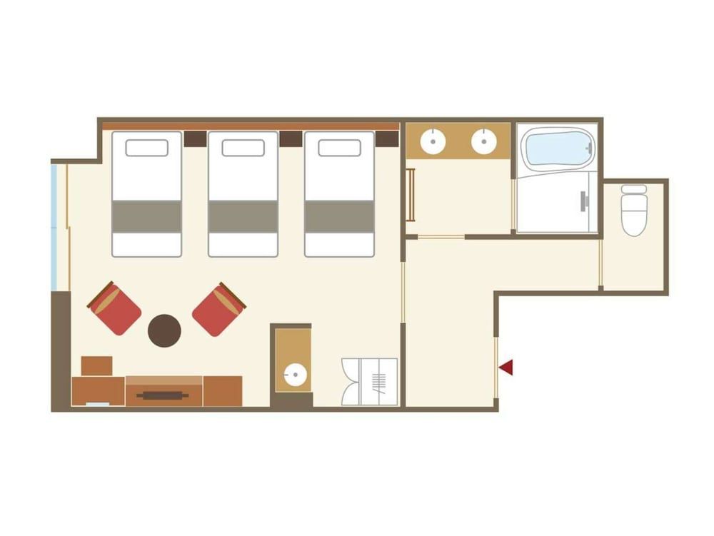 Shikishimakan, Triple Room, Private Bathroom