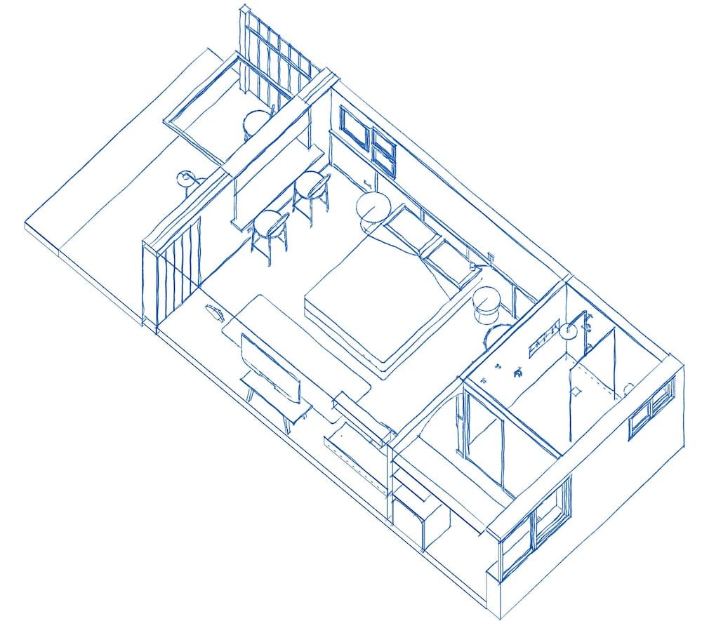 Blue Water Motel Deluxe Room 7