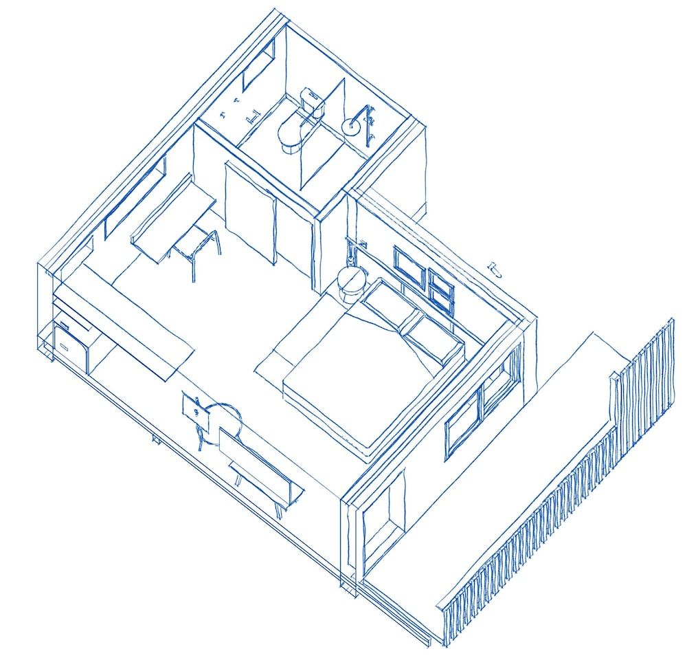 Blue Water Motel Standard Room 8