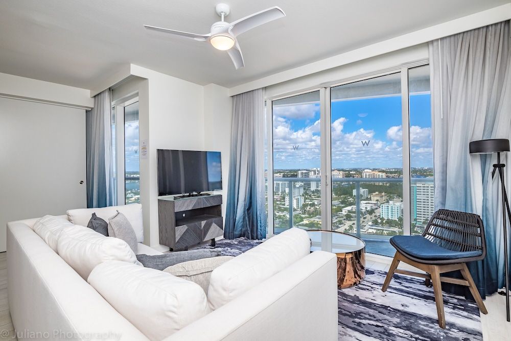 W Residences Luxury Suites Across from Fort Lauderdale Beach Luxury Suite, 2 Bedrooms, Kitchen, Partial Ocean View 19
