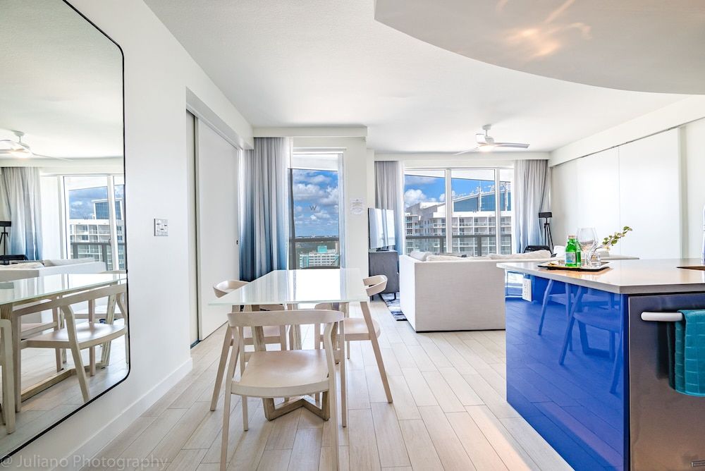 W Residences Luxury Suites Across from Fort Lauderdale Beach Luxury Suite, 2 Bedrooms, Kitchen, Partial Ocean View 20
