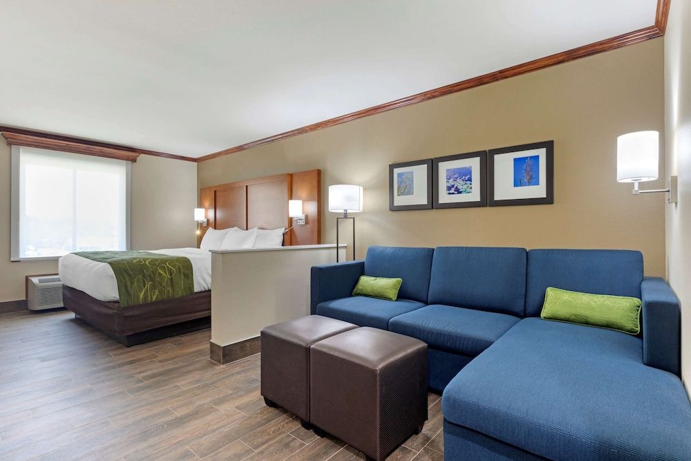 Comfort Suites West Monroe near Ike Hamilton Expo Center King Bed Suite