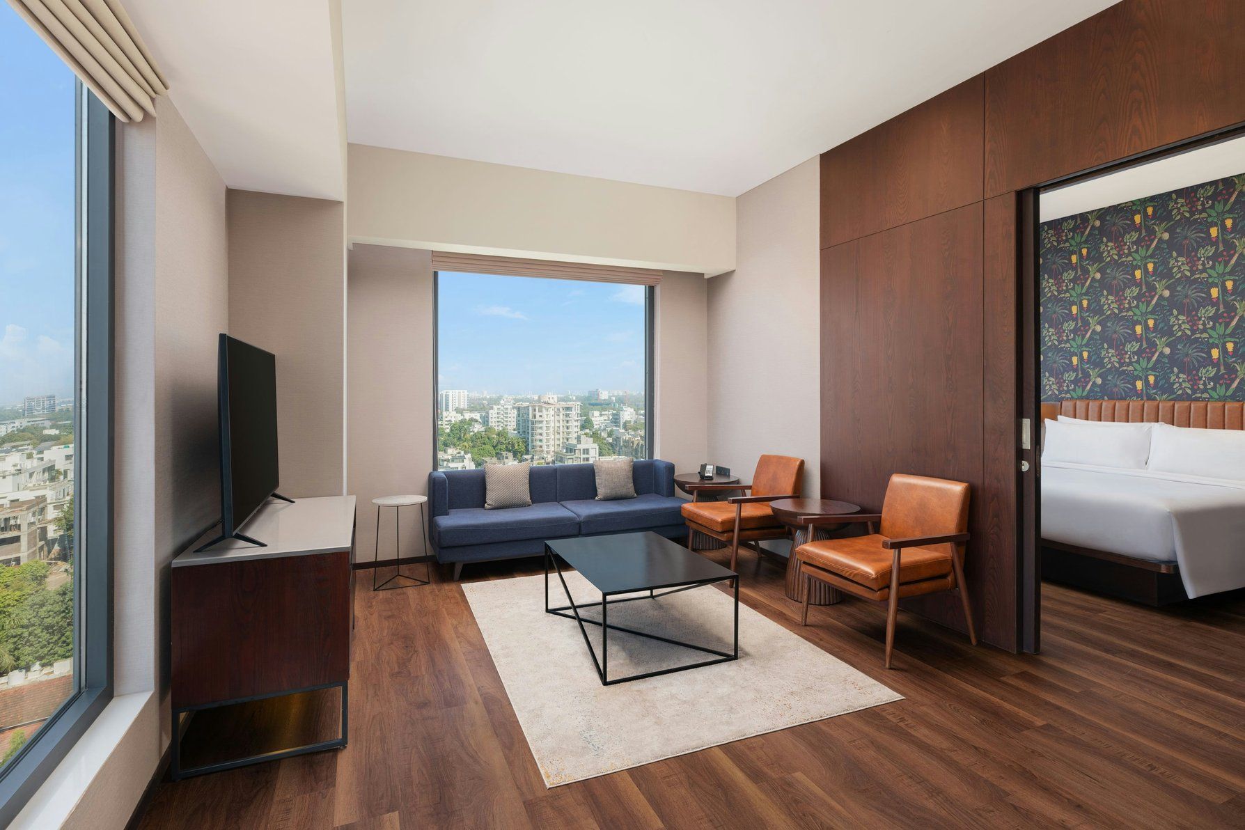 Living Room, City View Suite, Top Floor suite