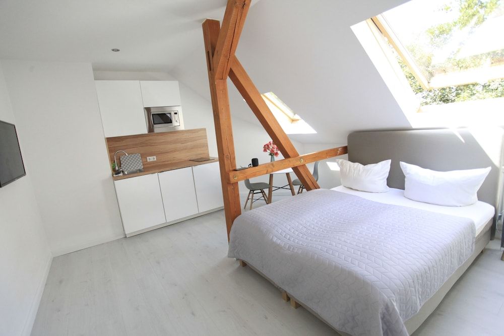 Zollikof Aparts - Sauna & Studioapartments Classic Double Room, 1 Queen Bed
