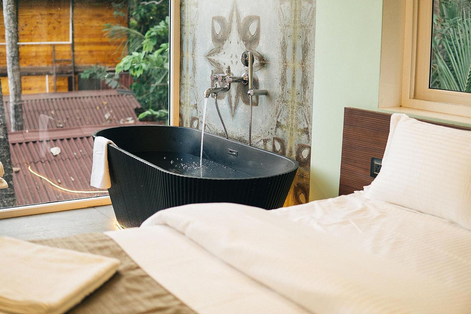 Tranquill Riverside Luxury cottages Tropical Wooden AC Chalet 3