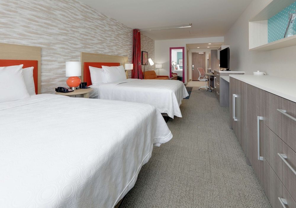 Studio, 2 Queen Beds, Accessible (Hearing)