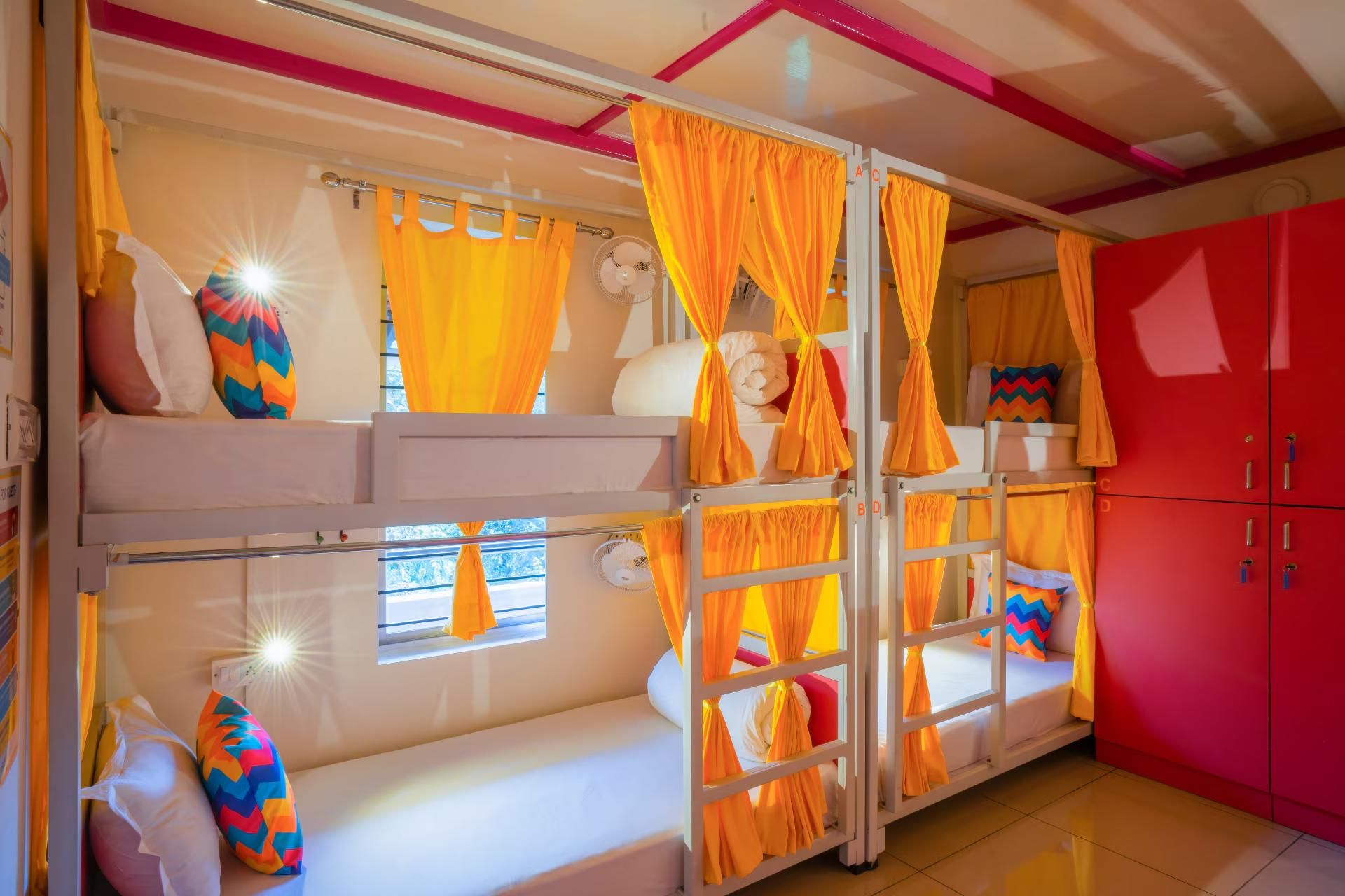 Bed in 4 Bed Female Only AC Dormitory Room with Ensuite Bathroom