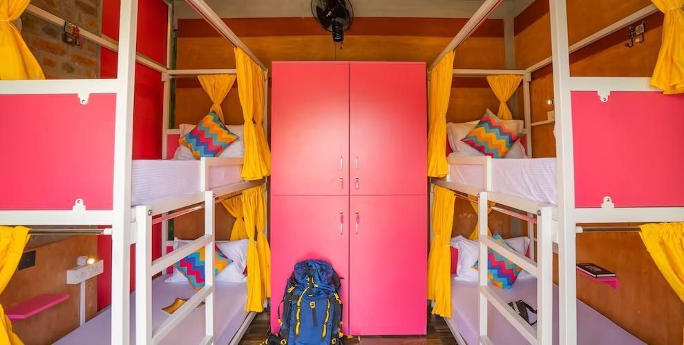 Bed in 4 Bed Mixed AC Dormitory Room with Ensuite Bathroom