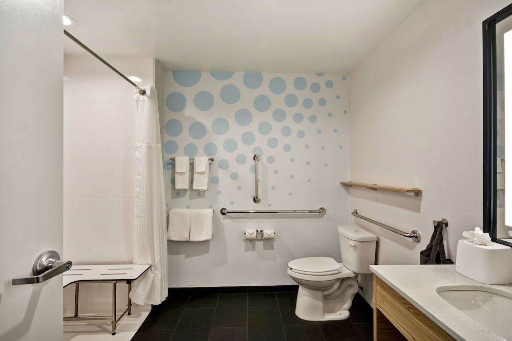Room, 1 King Bed, Accessible (Roll-In Shower, Mobility & Hearing)
